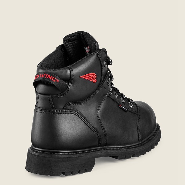 Botas de Seguridad Red Wing Hombre Negros - Truwelt - 6-Inch Waterproof Toe - 035-HRVQBG